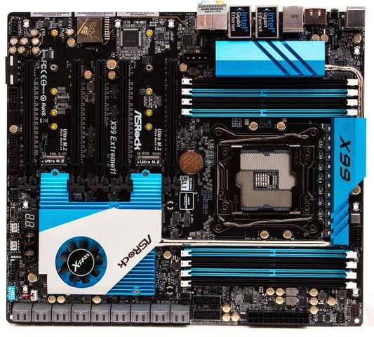 ASRock X99 Extreme11 motherboard  review: 18x SATA