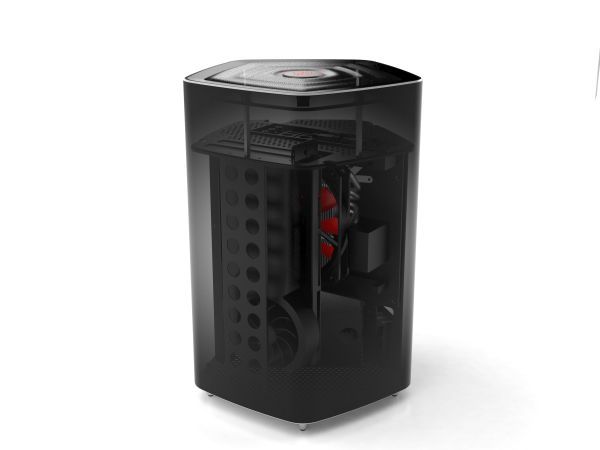 Computer Cases Deepcool Tristellar and Pentower unusual shapes are designed for board-size mini-ITX