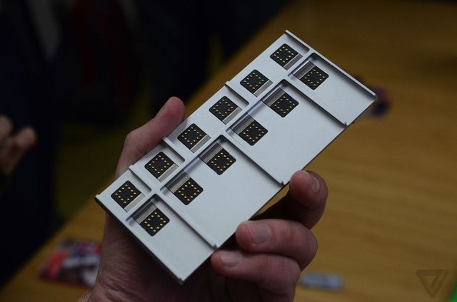 Introduction to the most current version of the prototype modular smartphone Project Ara from Google