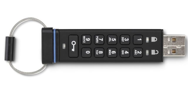 Toshiba has released a Encrypted USB Flash Drive, with encryption and keyboard to enter the password