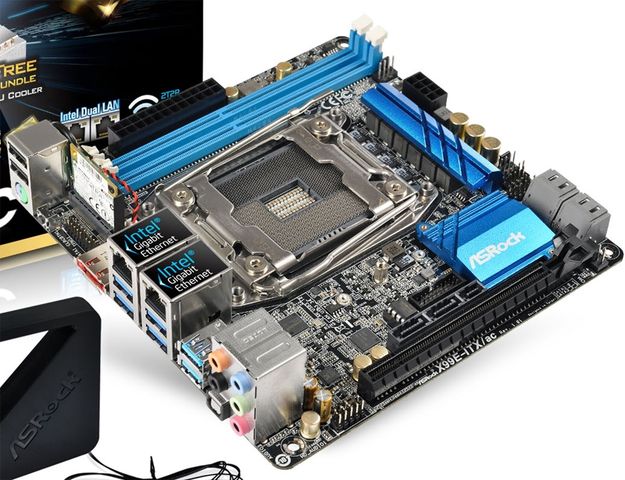 ASRock X99E-ITX / ac: the world's first Mini-ITX motherboard for chips Intel Haswell-E