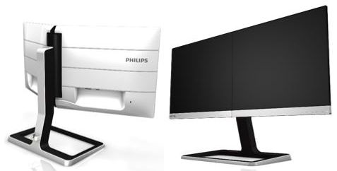 Philips has released a dual monitor with IPS matrix
