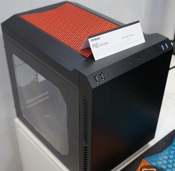 CeBIT 2015: cases and other exhibits at the stand Antec