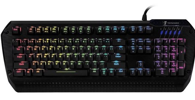 Tesoro Lobera Spectrum: mechanical keyboard with multi-color backlight