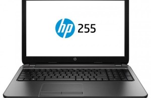 Accelerators AMD E1-6015 and A8-7410 seen in the specification sheet notebook HP 255 G4