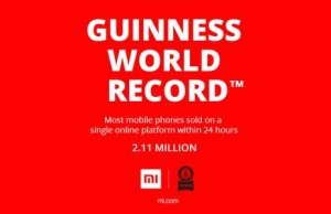 The company Xiaomi hit the Guinness Book of Records