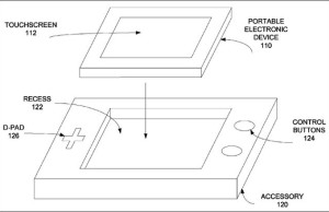 Apple has patented the game controller holder for Smartphones