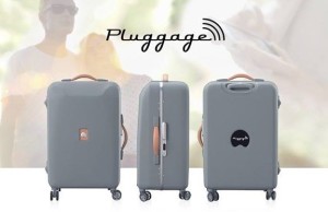 Delsey demonstrated a working prototype of a smart suitcase Pluggage