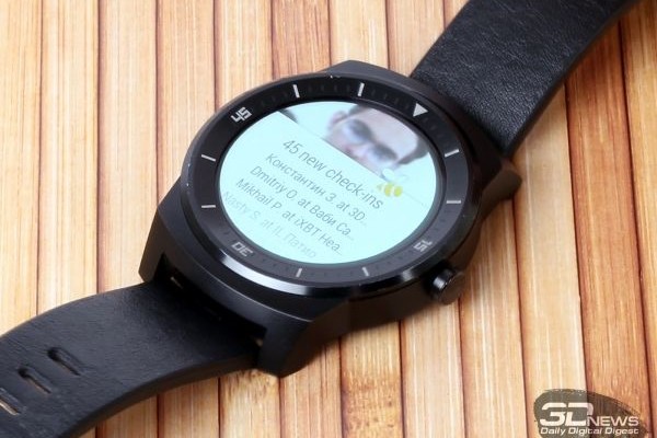 Review of smartwatches LG G Watch R
