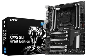 MSI introduces X99S Krait Edition SLI motherboard