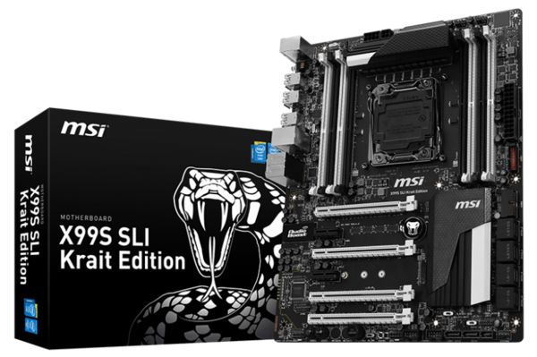 MSI introduces X99S Krait Edition SLI motherboard