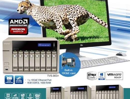 Characteristics and cost of the first NAS with AMD processors