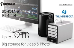 RAIDON Thunderbolt2 ST4-TB: 20-Gbit / s external storage