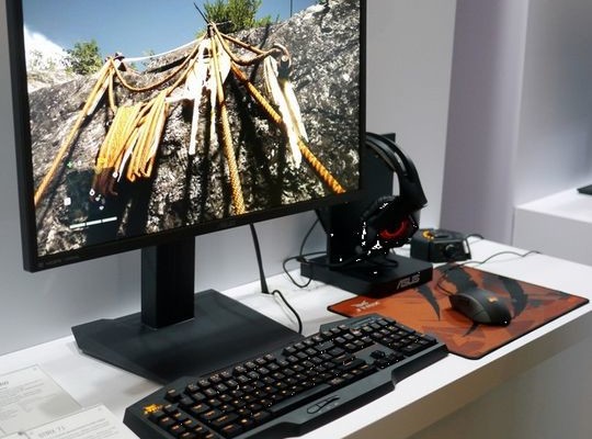 CES 2015: ASUS showed WQHD IPS monitor MG279Q with a refresh rate of frames 120/144 Hz