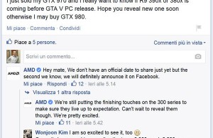 AMD confirms: the debut of the video cards in the 300 series is near