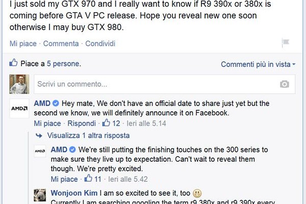 AMD confirms: the debut of the video cards in the 300 series is near