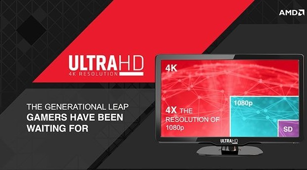 AMD: «Capacity power GPU - a major factor in the promotion of 4K-resolution"