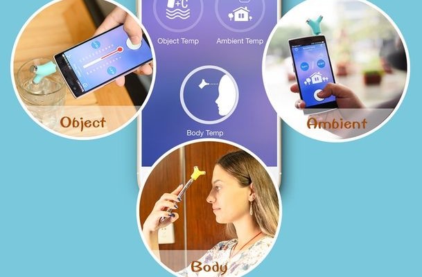 On Kickstarter appeared world's smallest contactless "smart" thermometer