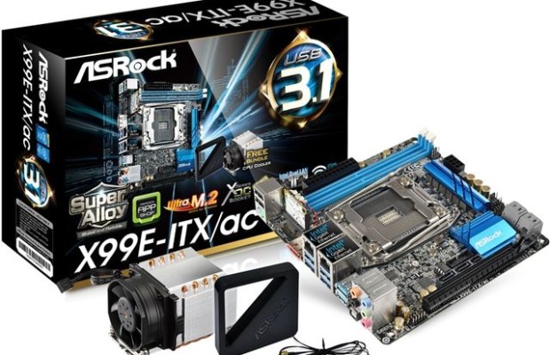 ASRock X99E-ITX / ac: the world's first Mini-ITX motherboard for chips Intel Haswell-E