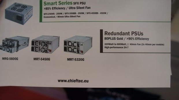 CeBIT 2015: Power supply units Chieftec