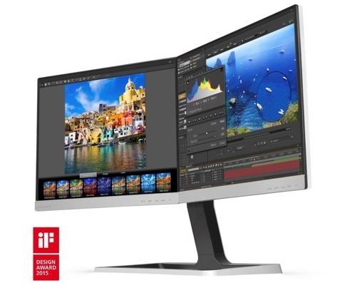 Philips has released a dual monitor with IPS matrix