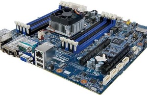 The new GIGABYTE motherboard has on-board eight-processor ARMv8