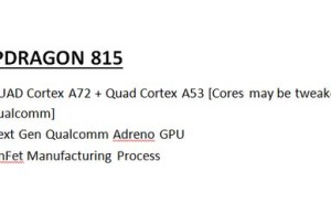 Exit Qualcomm Snapdragon 815 is constrained marketing reasons