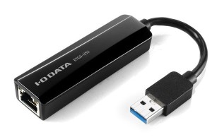 External adapter IO Data ETG5-US3 turns into a USB 3.0 port Gigabit Ethernet