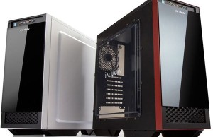 Sliding front panel of the computer case In Win 503 is made of tempered glass