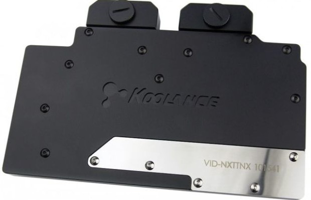 Koolance offers a water block for GeForce GTX Titan X