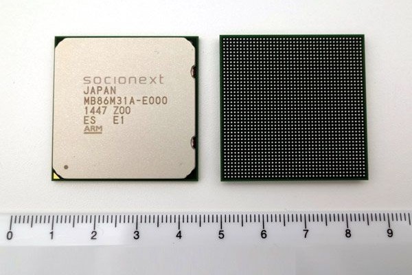 Socionext MB86M31: Started to supply test samples chip encoders 4K / 60p HEVC