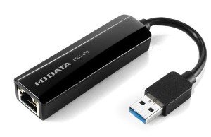 External adapter IO Data ETG5-US3 turns into a USB 3.0 port Gigabit Ethernet