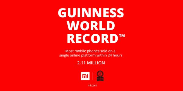 The company Xiaomi hit the Guinness Book of Records