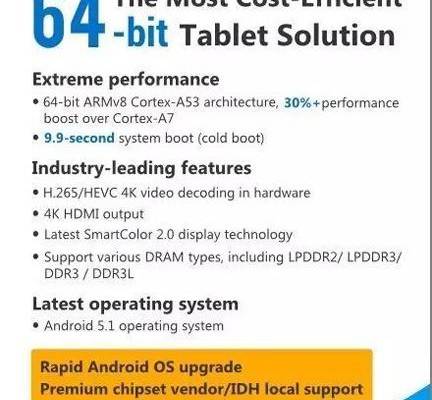 AllWinner A64: begins mass production budget 64-bit platform for tablets