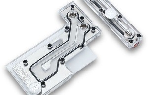 EK Water Blocks lets water blocks set for motherboard Gigabyte X99 SOC Champion