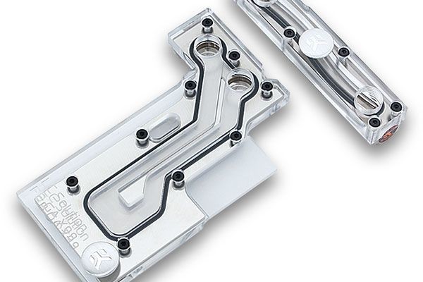 EK Water Blocks lets water blocks set for motherboard Gigabyte X99 SOC Champion
