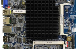 Mainboard Habey MITX-6770 size mini-ITX has two ports Gigabit Etherenet and TPM