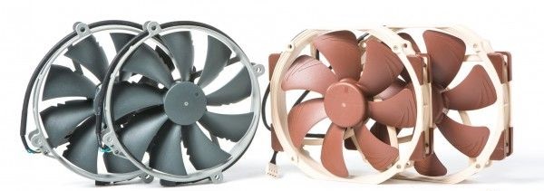 Review Noctua 140mm fans with a round frame